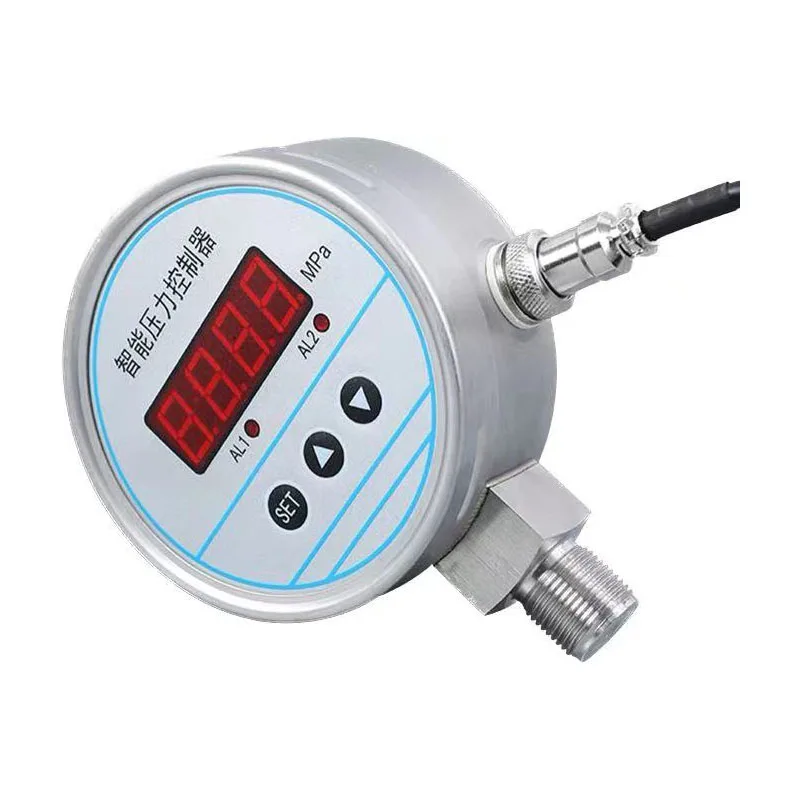 Intelligent Digital Display pressure gauge switch controller vacuum digital electrical contact negative pressure fire fighting