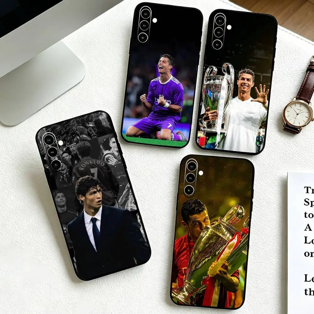 Famous A-Athletes-C-CR7   Phone Case For Samsung Galaxy A73,A72,A71,A70,A53,A52,A51,Others Soft Black Cover