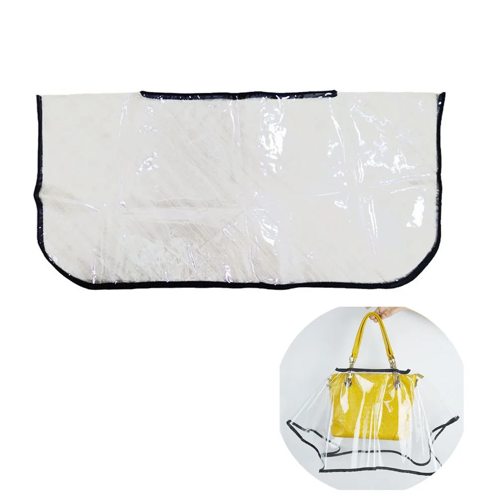 

Handbag Raincoat Bag Protective Cover Transparent Waterproof EVA Rain Cover For Handbag Bag Purses For Outdoor Trip Travel