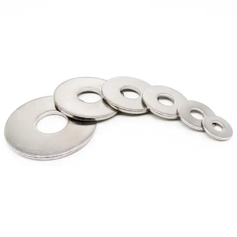 M2.5 M3 M3.5 M4 M5 M6 M8 M10 M12 M14 M16 GB96 DIN9021 304 Stainless Steel Extra Large Size Wide Thick Flat Washer Plain Gasket
