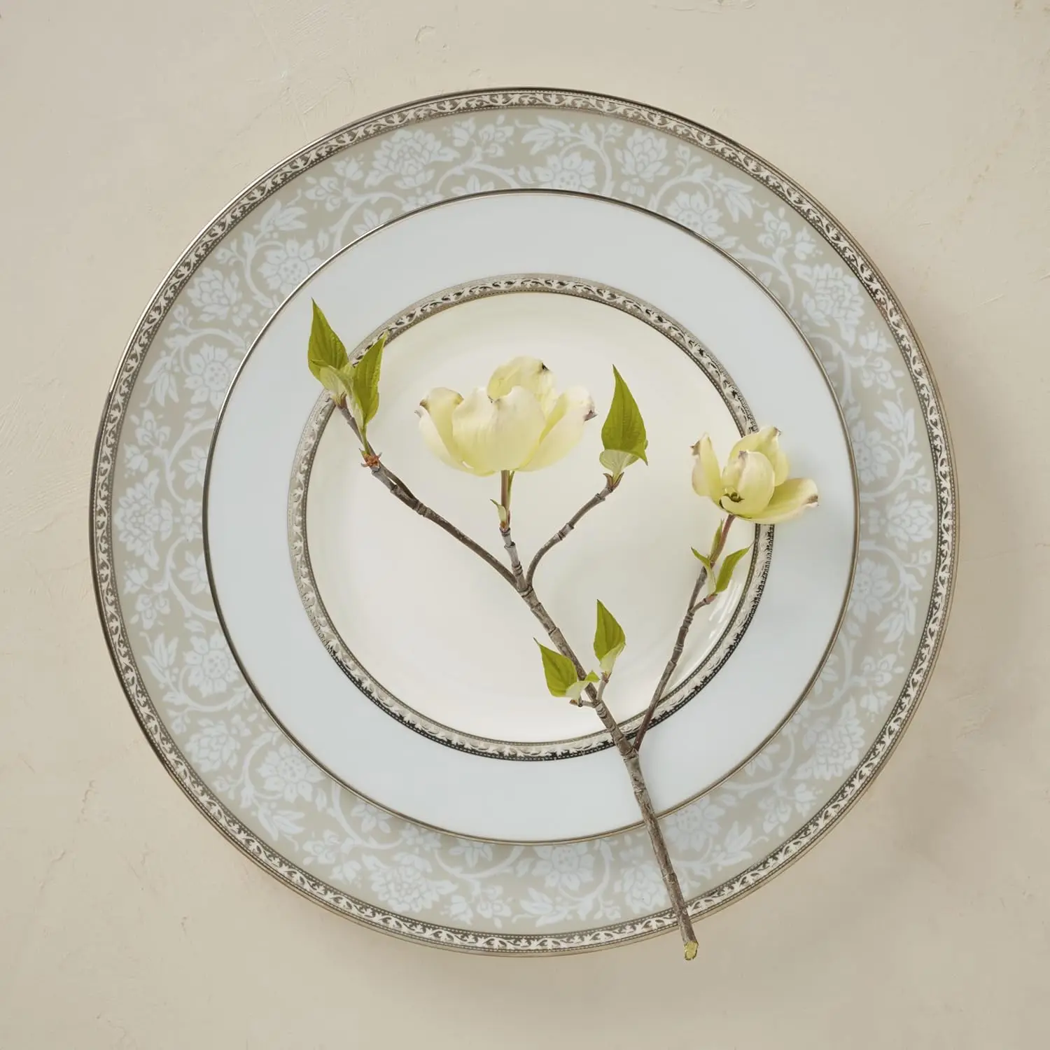 プレースセッティング 3 点セット ウエストモア、ホワイト