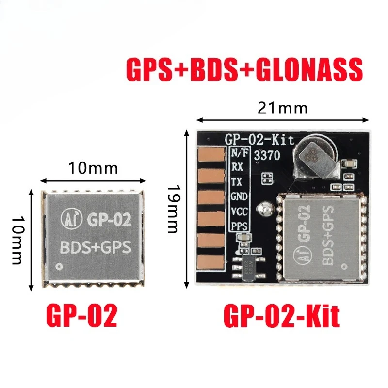 GPS+BDS+GLONASS dual mode ATGM336H GPS timing module GP-02 Satellite Positioning Navigation Receiver SOC Module