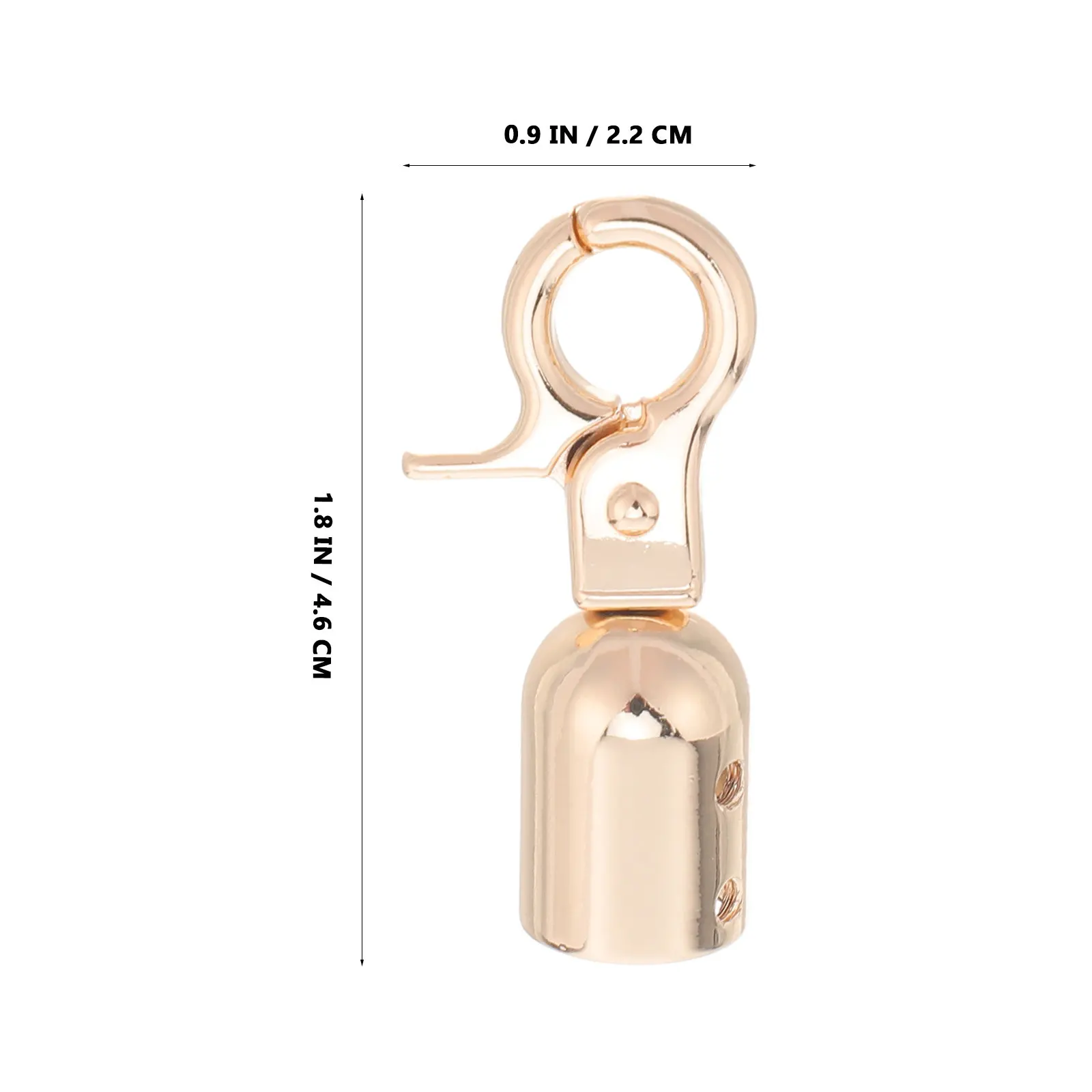 3Pcs Stanchion Rope Hooks Heavy Duty Metal Snap Rope Clip Connectors for Public Space Barrier Swing Buckle Ring Hook