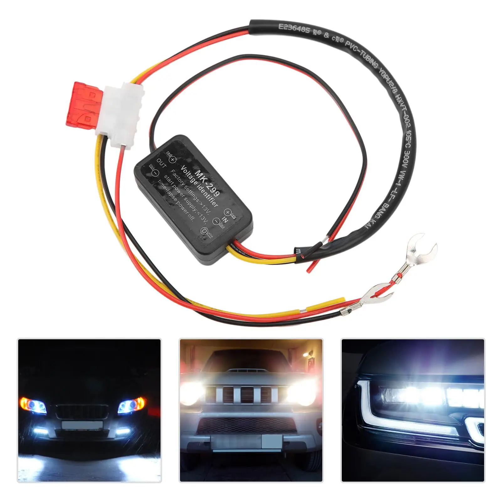 Controller DRL impermeabile 12-24V per luce di marcia diurna universale per auto resistente alla corrosione