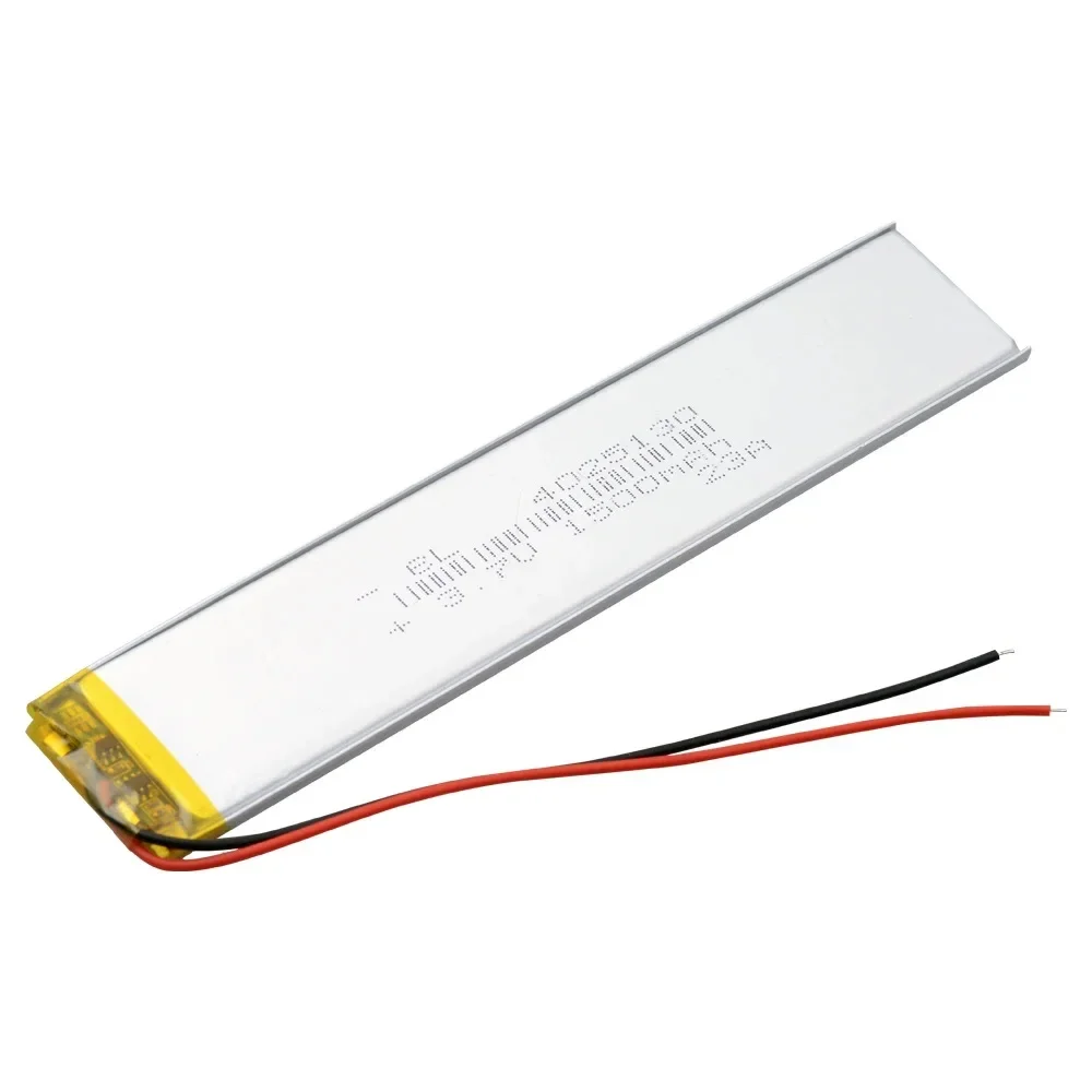 4025130 3.7V 1500mAh Polymer Lithium Battery Cell For DVD GPS Bluetooth Recorder Mirror Headlight Cabinet Strip Lighting Devices