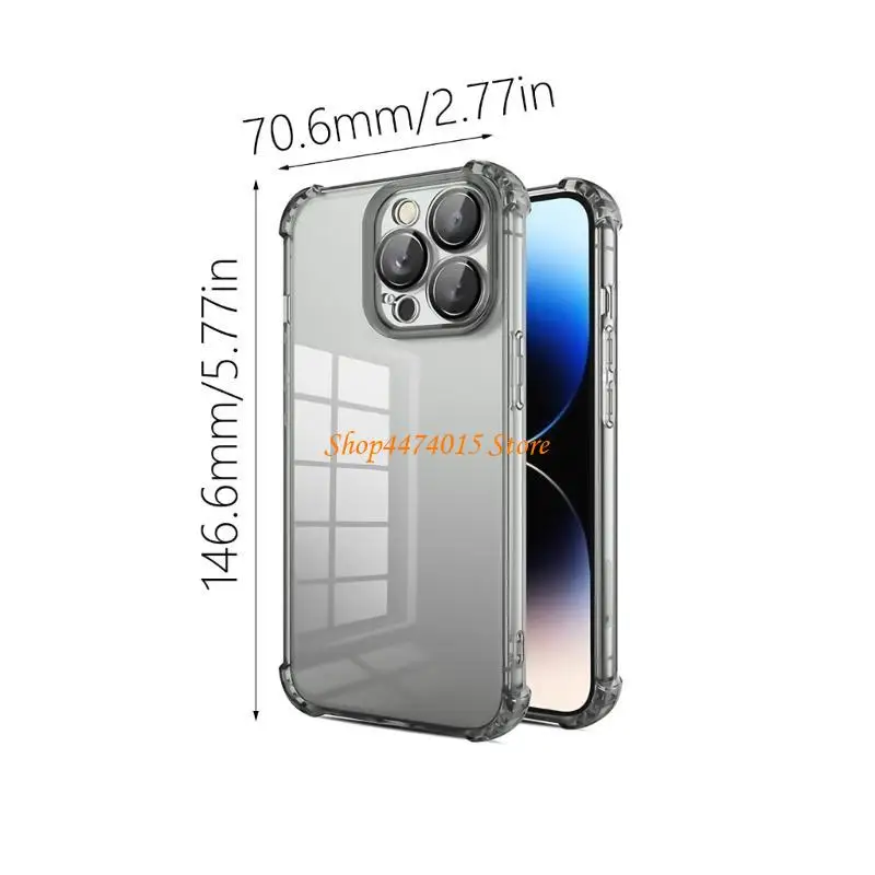 C1AA Clear Case для телефона 15 Shock -Reseact Shrotective Bumper Skine Case