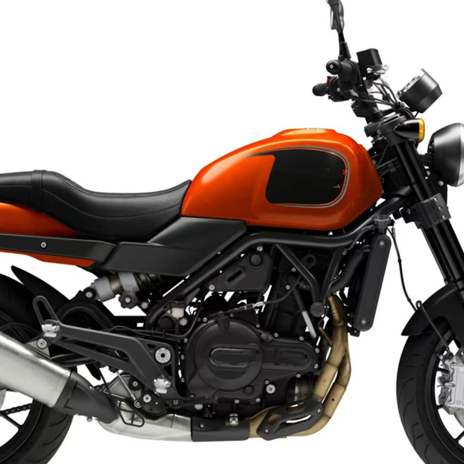 

Black Motorcycle Bumper Highway Engine Guard Bracket Crash Bar Falling Protection For Harley X500 X 500 Accessories