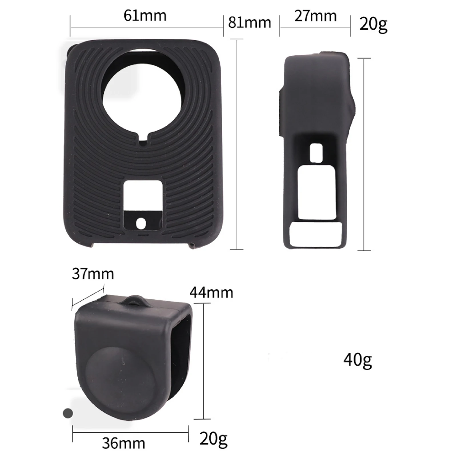 

Silicone Sleeve Case for dji osmo 360, Soft Protective Case Battery Side Open, All-Round Protect Action Camera Accessories