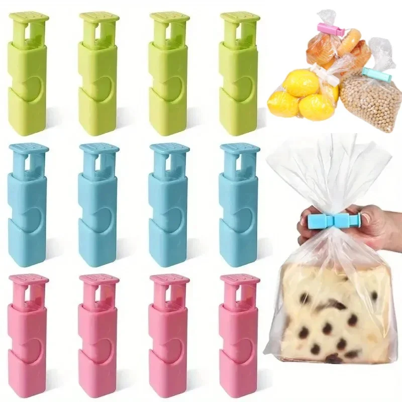 Reusable Outdoor Food Bag Clips (5-Pack) Portable Plastic Sealing Clips for Multi-Purpose Food Preservation Camping Supplies