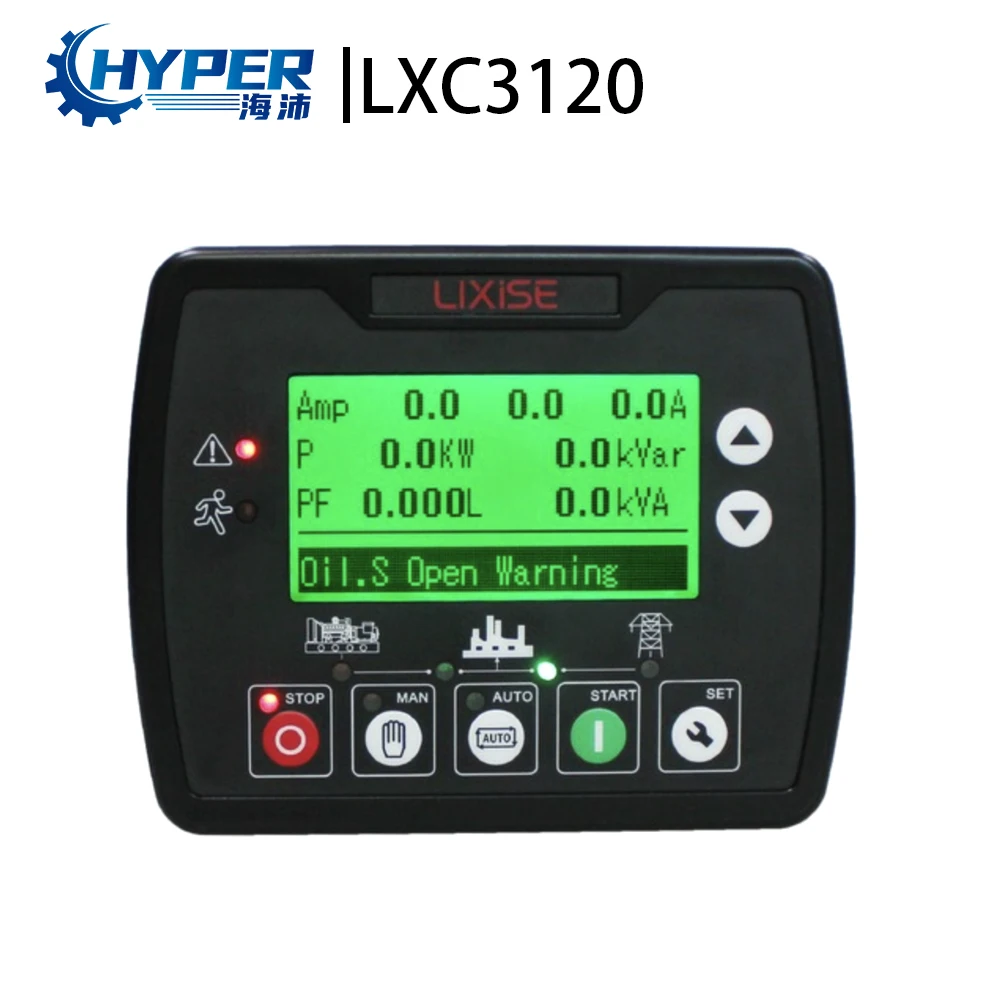 LXC3120 Lixise Controller Module Engine Auto Start Stop Diesel Generator Electronic Control Board Panel genset controller