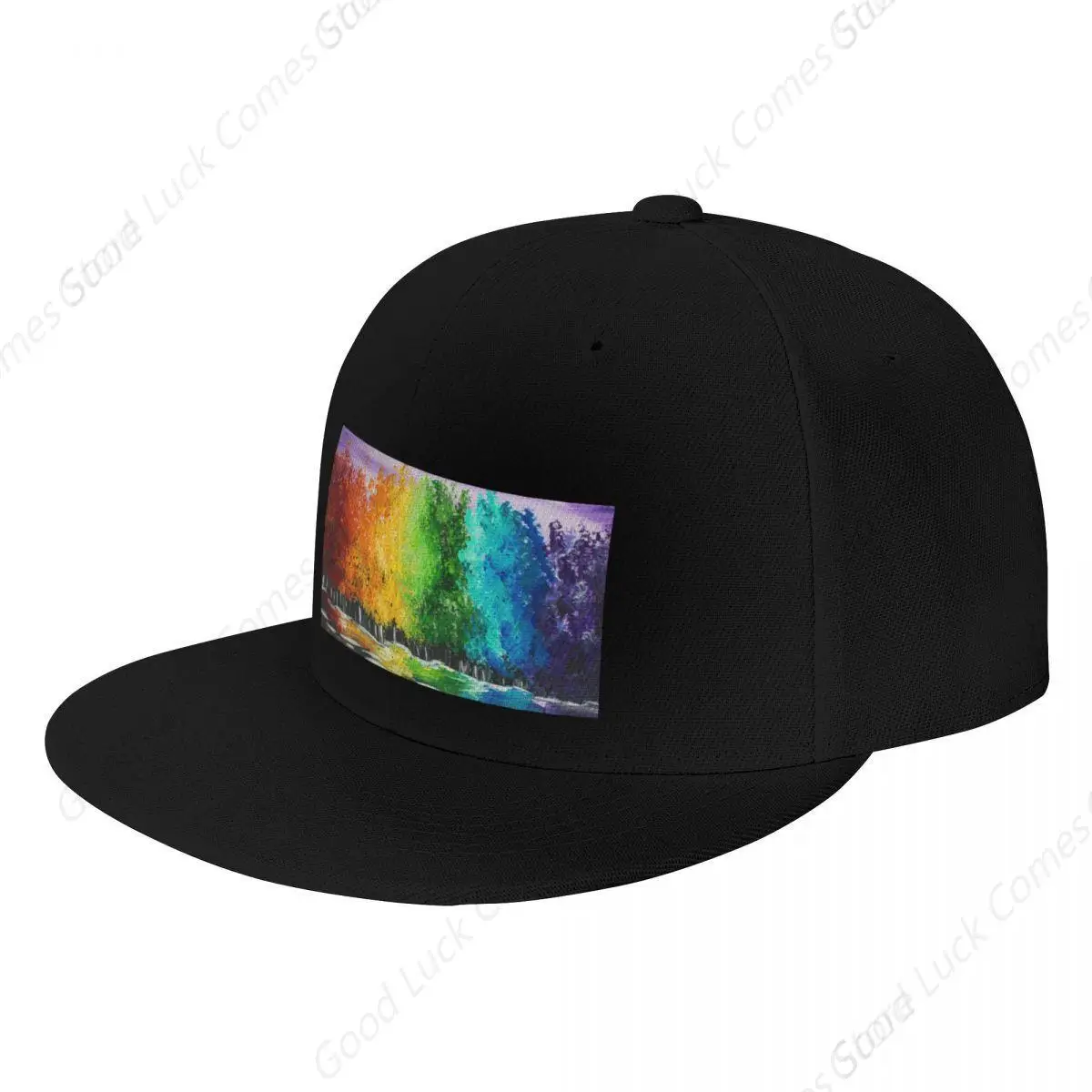 Happy Rainbow Trees Baseball Cap Hat Man For The Sun Sun Hat For Children Anime Hat For Women 2024 Men's