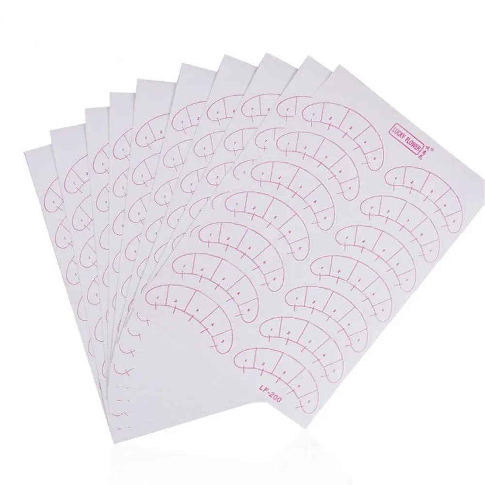 70Pcs Useful Professional Makeup Under Eye Tips Patch Grafting Eyelash Scale Pad Lash Extension