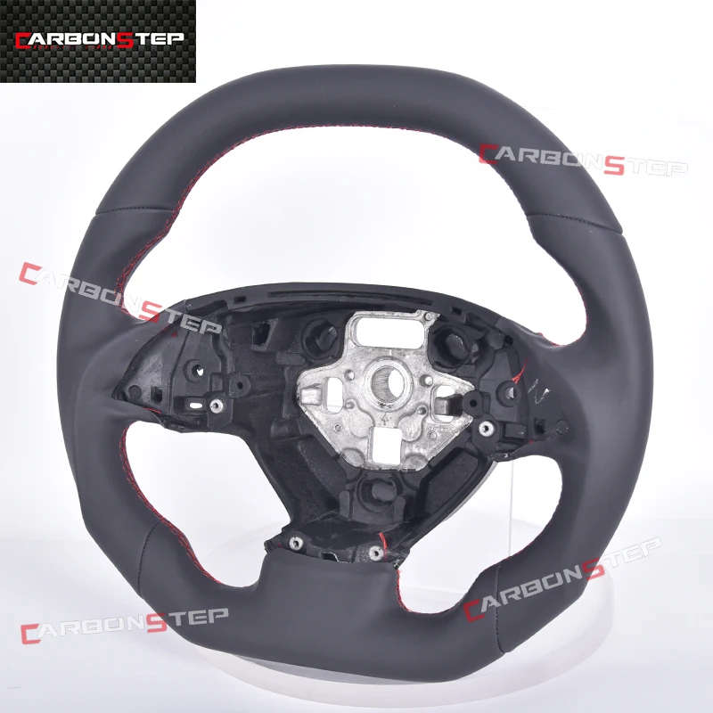 Full Leather Steering Wheel For  Chevrolet Corvette C7 Customisable Carbon Fiber LED