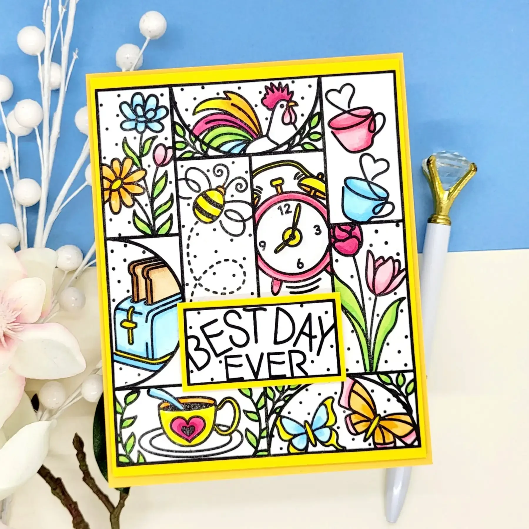 Daybreak Collection Postage Collage Metal Cutting Dies Clear Stamps Stencil Hot Foil DIY Scrapbook Craft Decoration Embossing