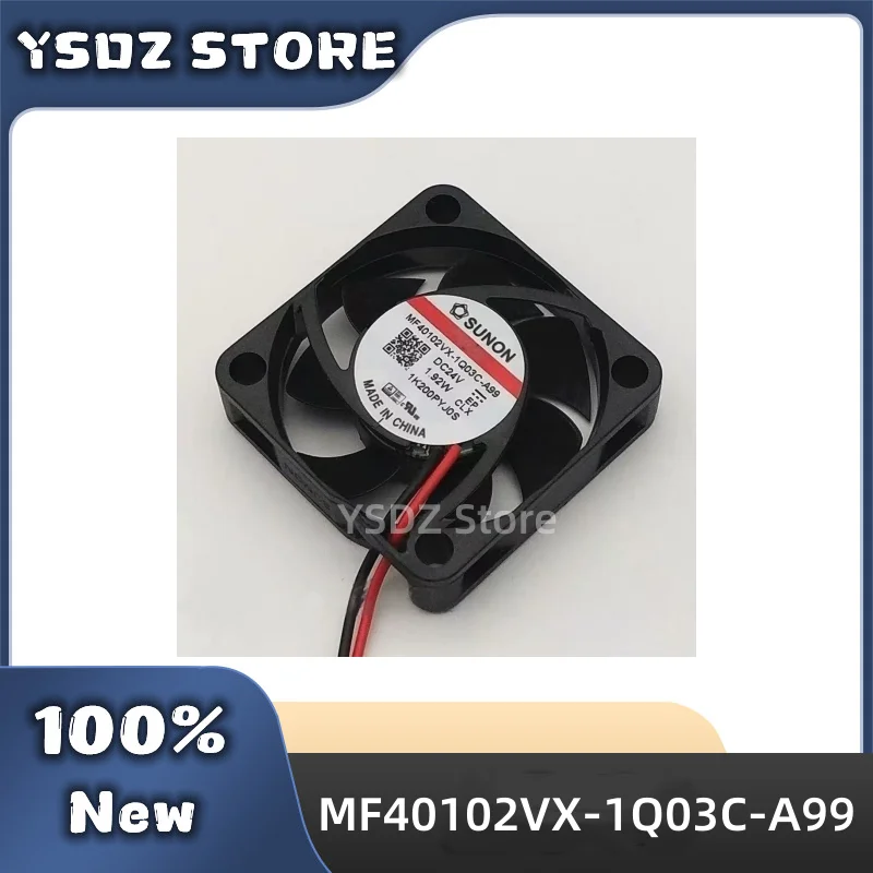 New 3D Printer 24V 40mm Fan MF40102VX-1Q03C-A99 for Sunon Magnetic Bearing 4010 Cooling for Extruder Hotend BLV Mgn Cube Ender