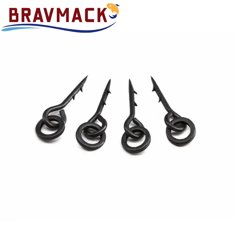 

20pcs 7/10/15mm bait screws with circular ring-shaped rotators for carp fishing terminal bait spikes boiling hooks fishing gear