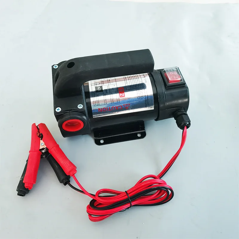 Diesel Fuel Transfer Pump Kit 10GPM 12V DC Portable Electric Self-Priming Fuel Transfer Extractor Applicable for Refueling