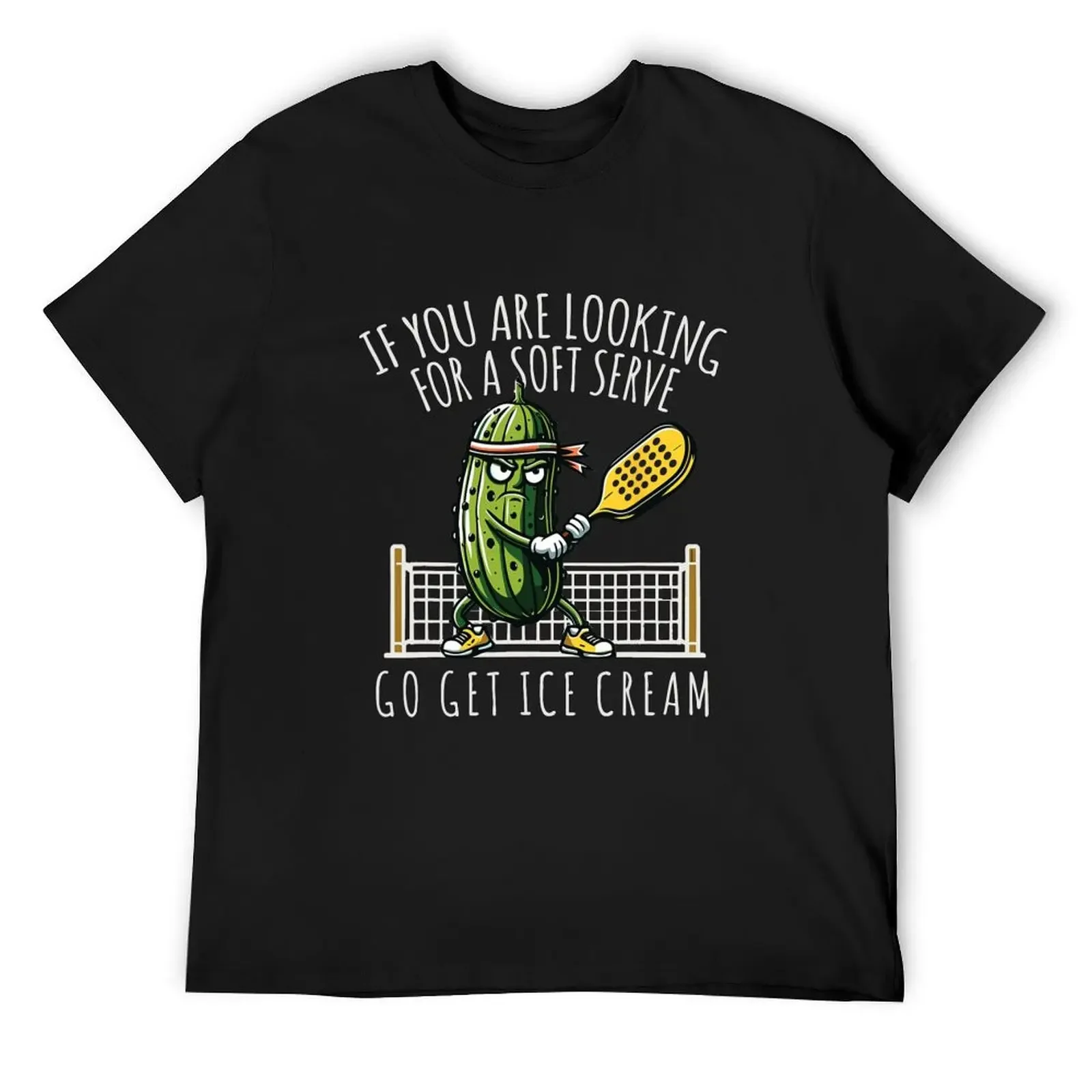 

If You Are Looking For A Soft Serve Go Get Ice Cream Shirt For Paddleball Lover, Pickleball Player Gift T-Shirt