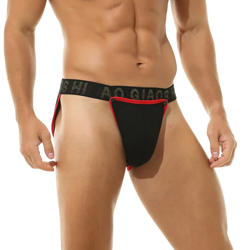 Soutien-gorge athlétique pour hommes, sous-vêtements Sexy avec poche bombée amovible, culotte Gay Sissy, jeu de rôle en plein air, Peni exposé