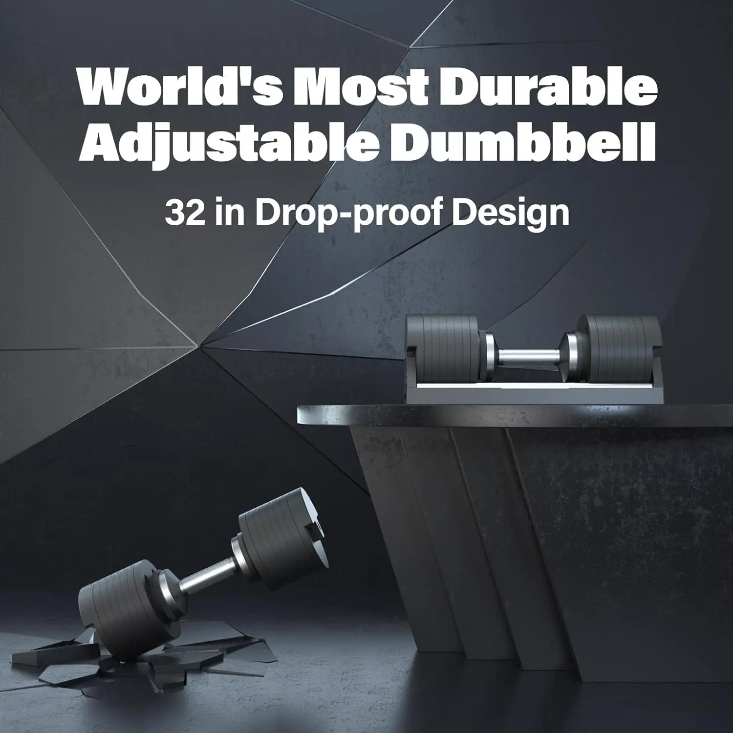 AD80 Drop-proof Cast Iron Adjustable Dumbbells 80LBs, Customized