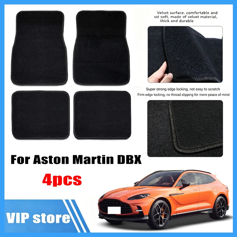 

Car Floor Mats All-Weather Easy To Clean Durable Anti-Slip Interior Protection Floor Liners For Aston Martin DBX Accessories