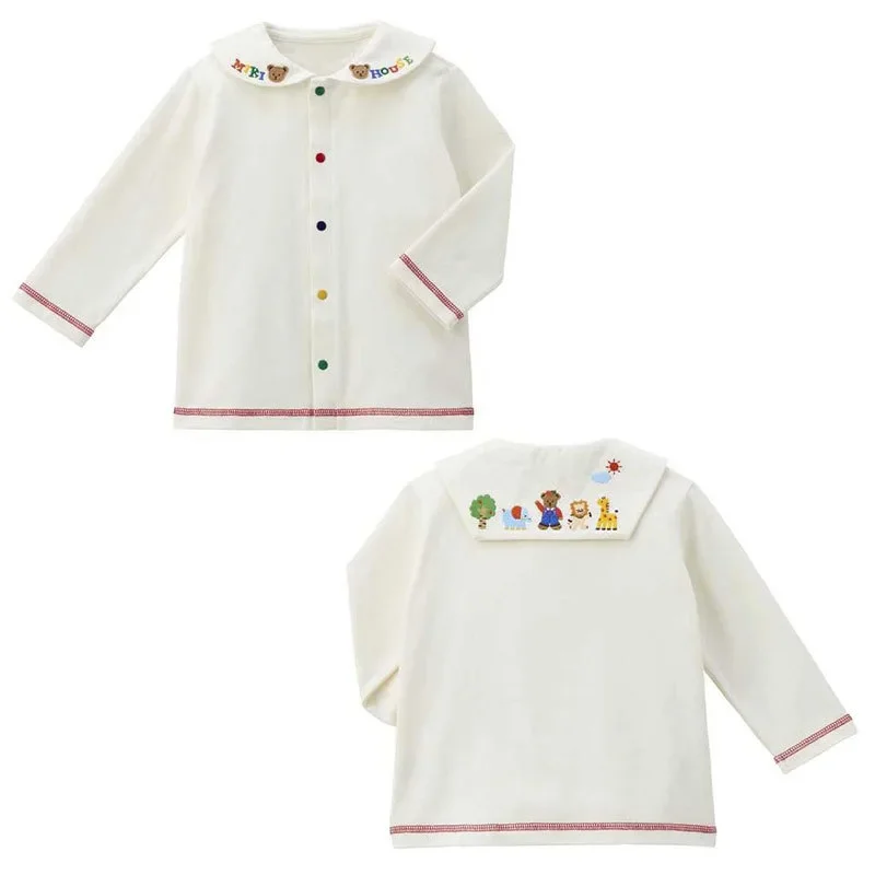 

Autumn New Kids Long Sleeved Shirts Children's Cartoon Cute Bear Tops Kids Clothes Girls Blouses Baby Boys Shirts