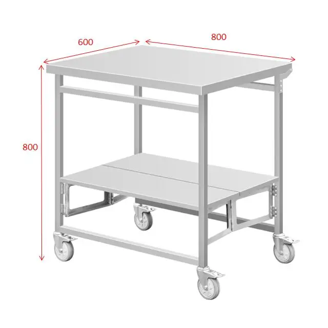

High Quality Stainless Steel Folding Table Modern Square and Round Style for Outdoor Camping-Factory Sale OEM Available