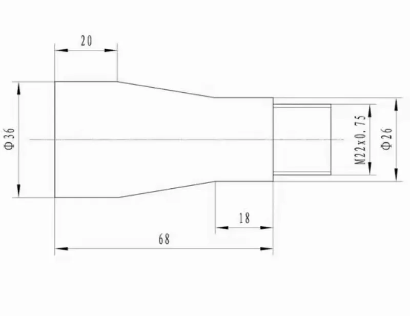 532nm 632.8nm laser beam expander-A type (6x/7x/8x/9x/10x available in stock)