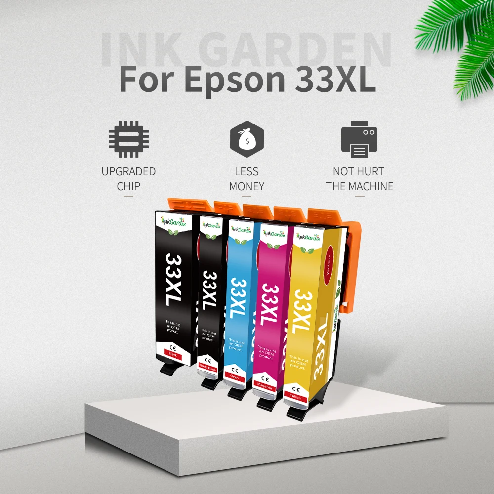 33XL Ink Cartridge Compatible For EPSON T3351 T33XL T3361 Expression Premium XP 530 540 630 640 635 645 830 900 Printer