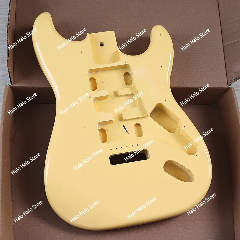 Electric guitar body modification DIY electric guitar body accessories light yellow bright guitar instrument accessories