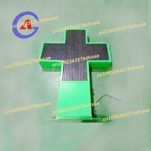 

Senegal Outdoor Double Sided Advertising Display Full Color SMD Program LED Pharmacy Cross Sign Croix De Pharmacie Croissant