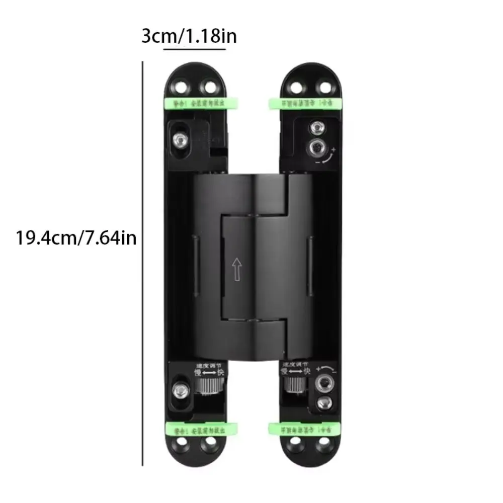 المفصلي الهيدروليكي القابل للتعديل والتركيب غير المرئي، مفصل الباب غير المرئي، تجهيزات الأثاث القابلة للتعديل