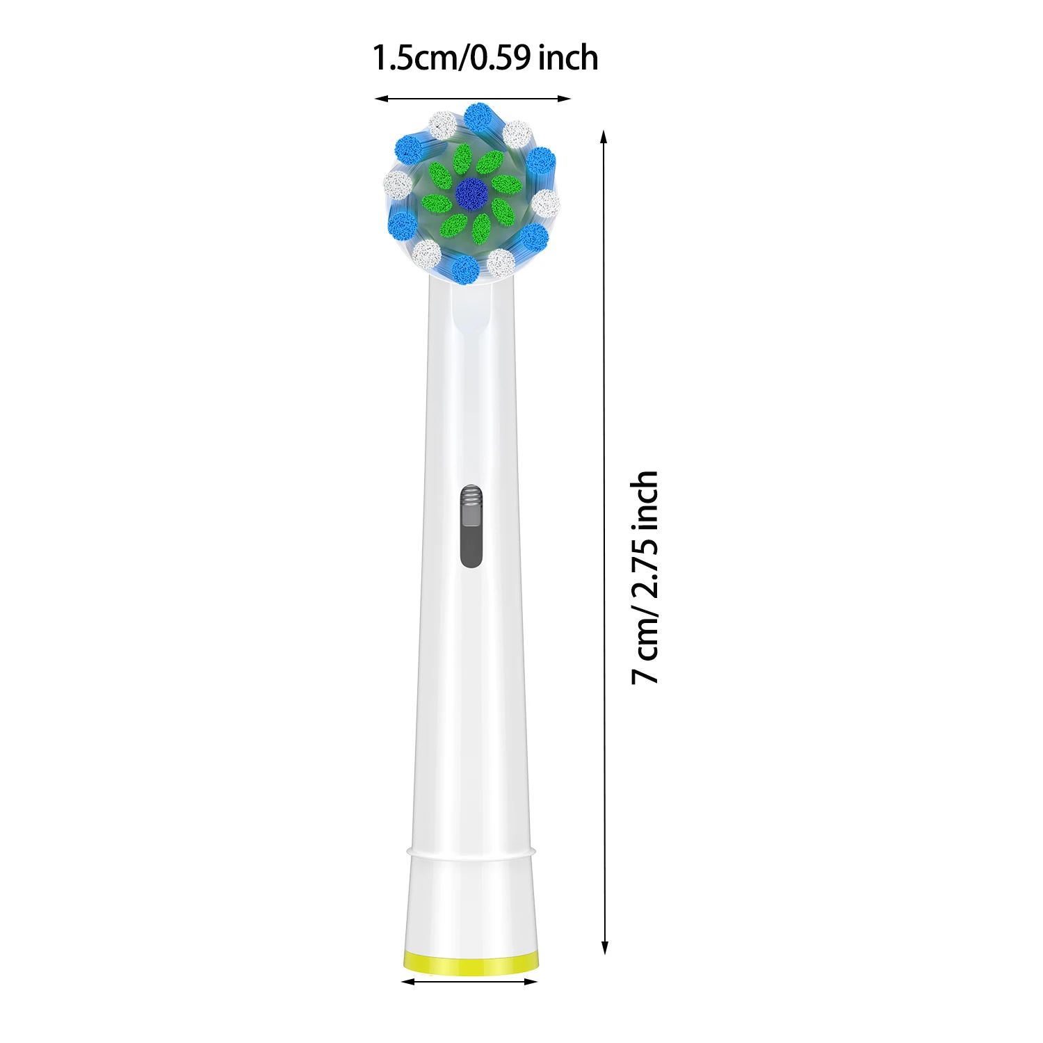 8-16pcs Toothbrush Head Compatible with Braun Oral B Electric Toothbrush, Replacement Toothbrush Heads Fit for Oral b Vitality