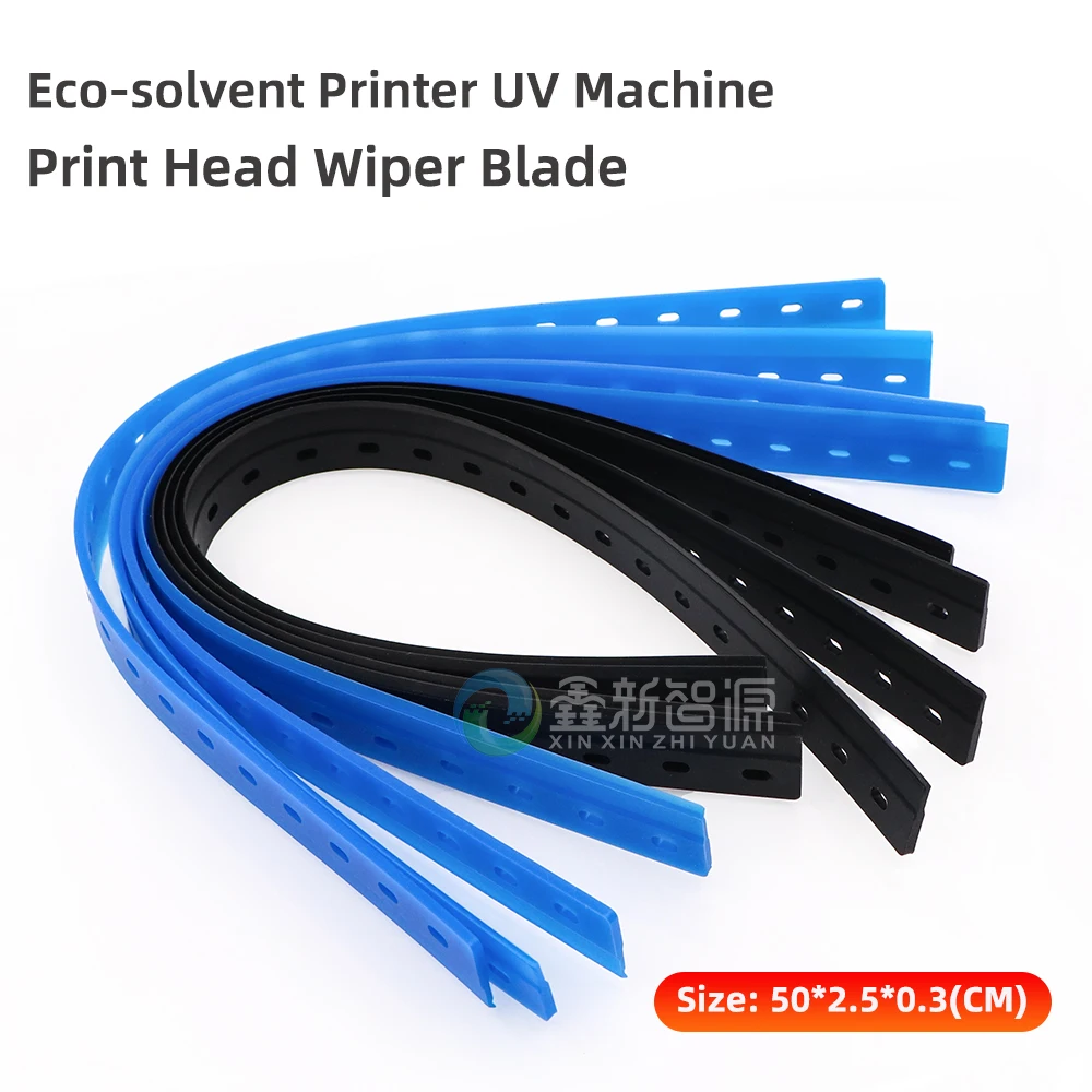 1PC Rubber Wiper for UV Eco-Solvent Printer I3200/4720/5113 Printhead Wiper Blade Plotter 50CM Long Clean Wiper