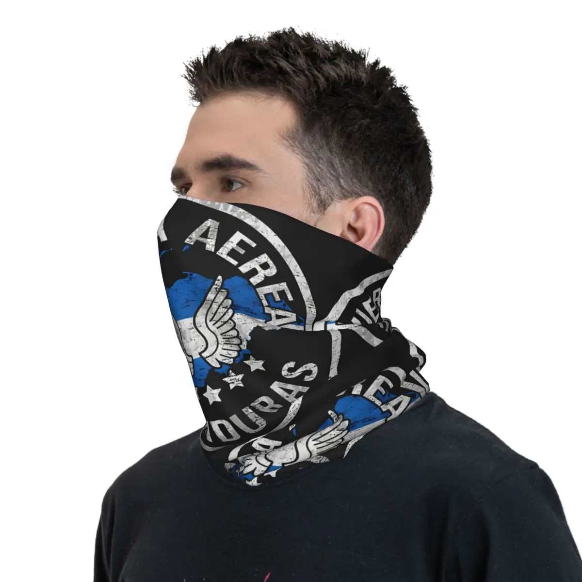 Cubano Face Cachecol Capa, Bandana Fina, Pescoço Gaiter Capa Headband