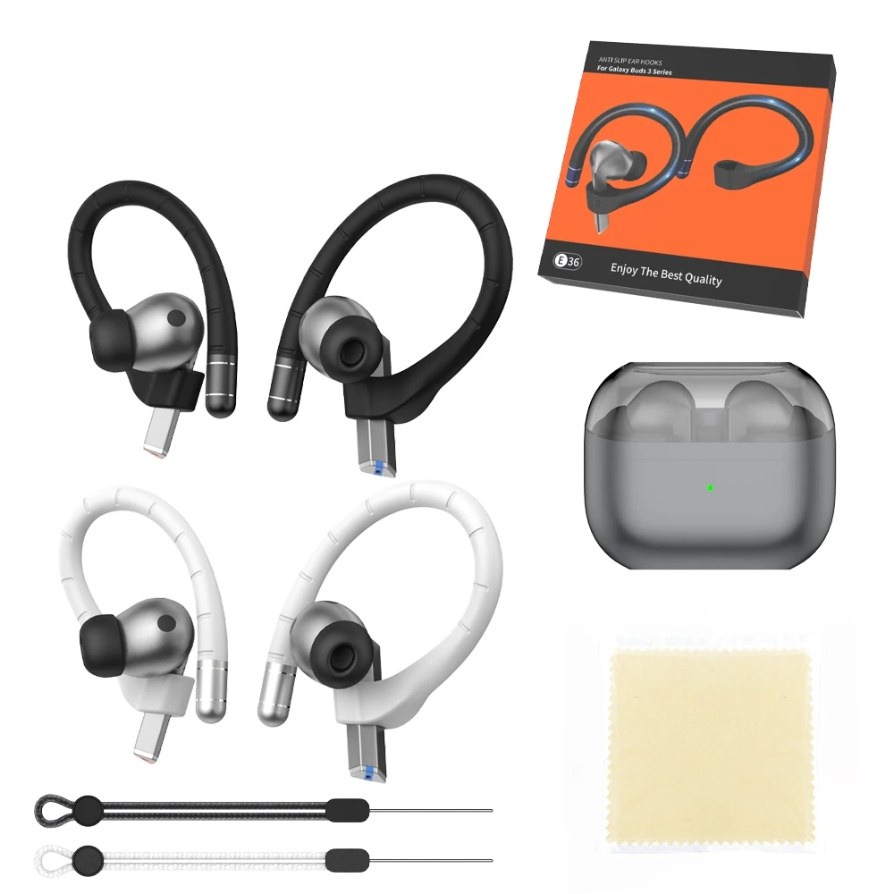 

Hooks Designed For Galaxy Buds 3/3Pro Earbuds Accessories, Anti-Slip Earphone Earhook ,Ergonomic Design, Comfortable Fit