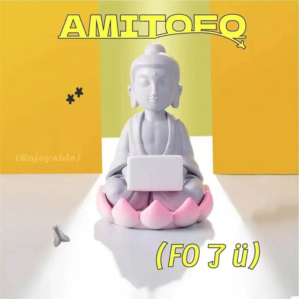 New PVC Fo U Mystery Box Amitofo Fo U Series Cute Mooncake Figure Model Kawaii Mysterious Figures Blind Box