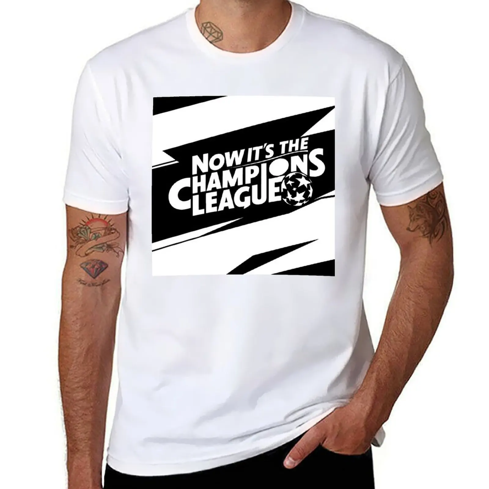

Champions League T-Shirt anime tshirt t shirts with prints man t shirts cotton T-Shirt