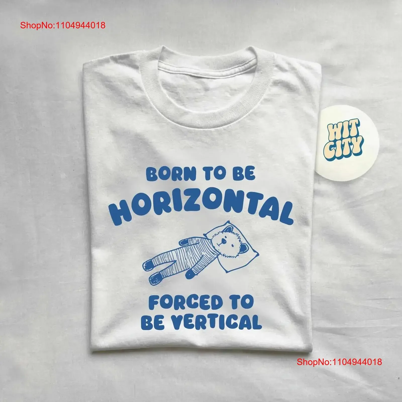 ولد ليكون أفقي قسري عمودي مضحك Y2K تي شيرت سخيف أفضل صديق الكرتون ميمي النوم خمر غسلها لينة أنيقة