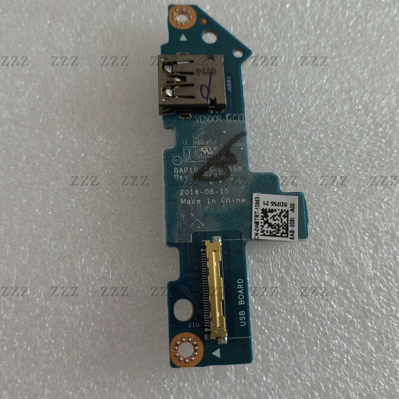 ZZ is suitable for Dell Alien 15 R3 R4 17 R4 R5 USB small motherboard LS-D755P W8TRT 0W8TRT