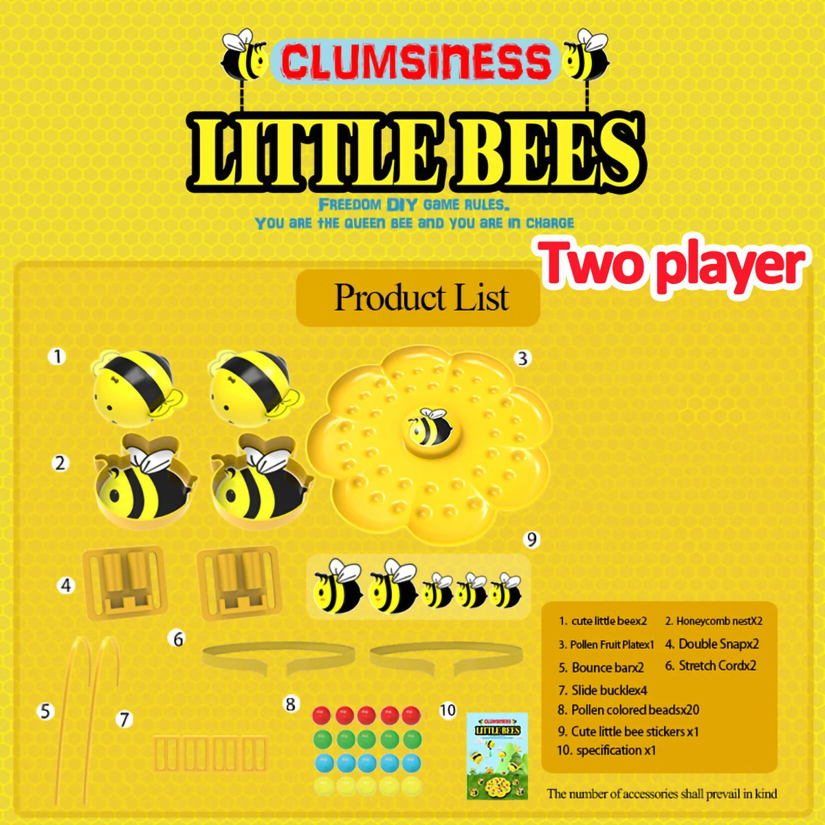 Clumsiness Little Bees Grânulo Magnético, Conselho Familiar Engraçado, Jogos de Festa, Interação Pai-Filho, Brinquedos para Crianças e Adultos