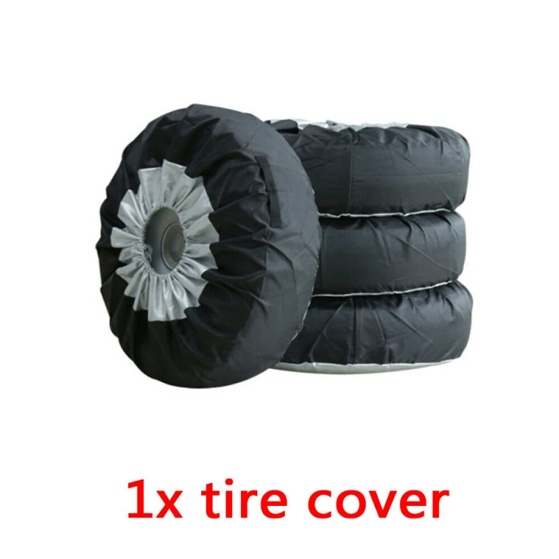 Auto Spare Tire Storage Cover Car Wheel Tire Polyester Bags Vehicle Tyre Accessories Dustproof Rainproof Protector Case/set