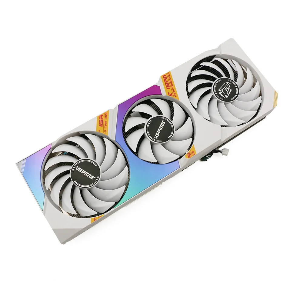 New Cooling Fan heat sink Replacement RTX2060 for Color GeForce RTX 2060 iGame Ultra OC White Graphics Card 3X Fan