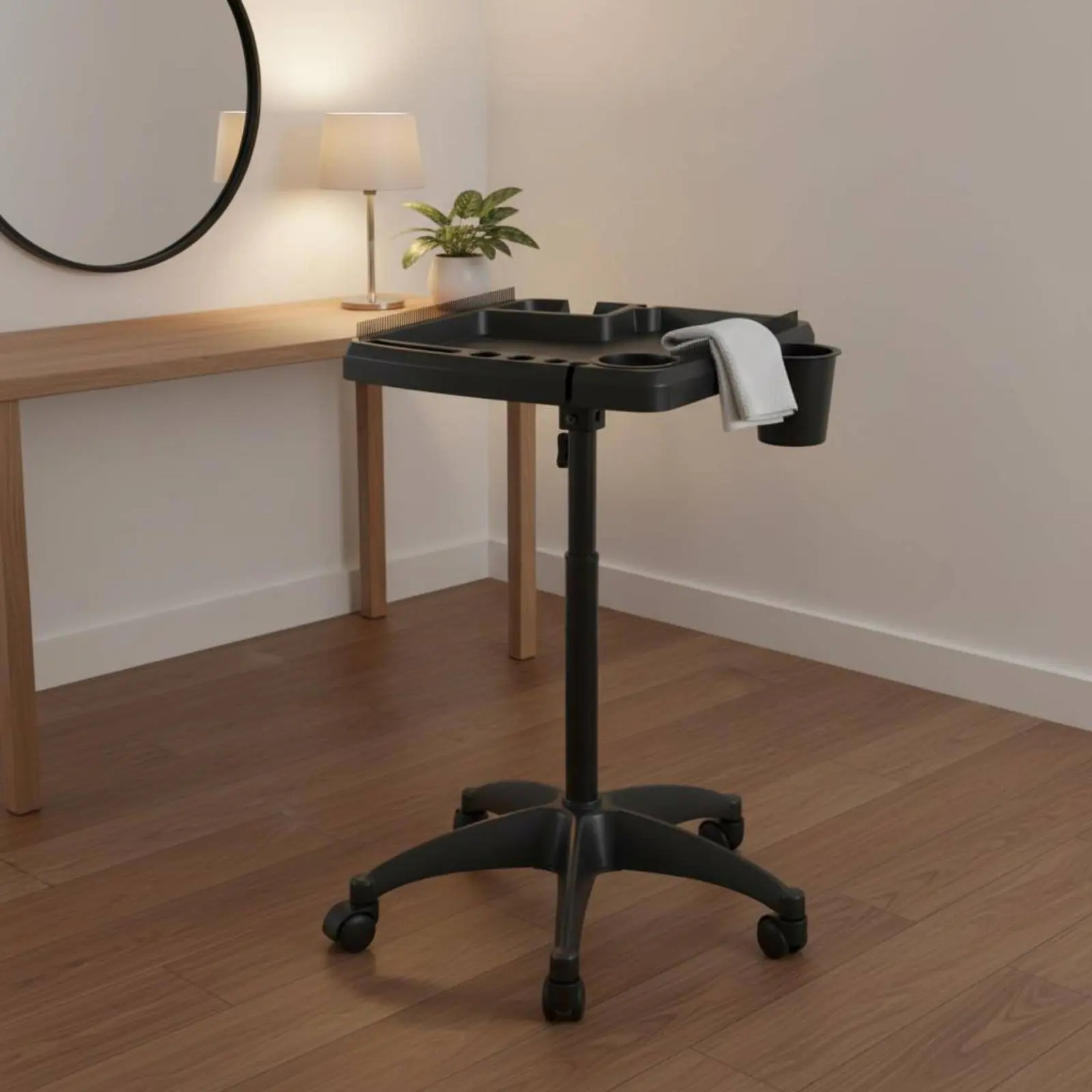 carrello-porta-utensili-per-parrucchieri-con-base-stabile-vassoio-rotante-per-stilisti-altezza-regolabile-carrello-da-salone-facile-da-pulire-per-barbieri-e-spa