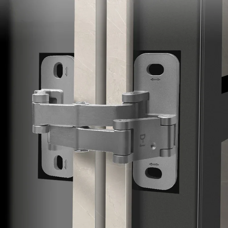 

Многофункциональная дверная петля с большим отверстием, сверхмощная дверная петля, складная петля из нержавеющей стали, 1 шт., невидимая каменная дверная петля