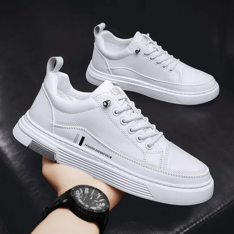 Men Casual Leather Shoes Fashion Formal Dress Shoes British Style Ankle Shoes Breathable Comfortable Oxfords for Male