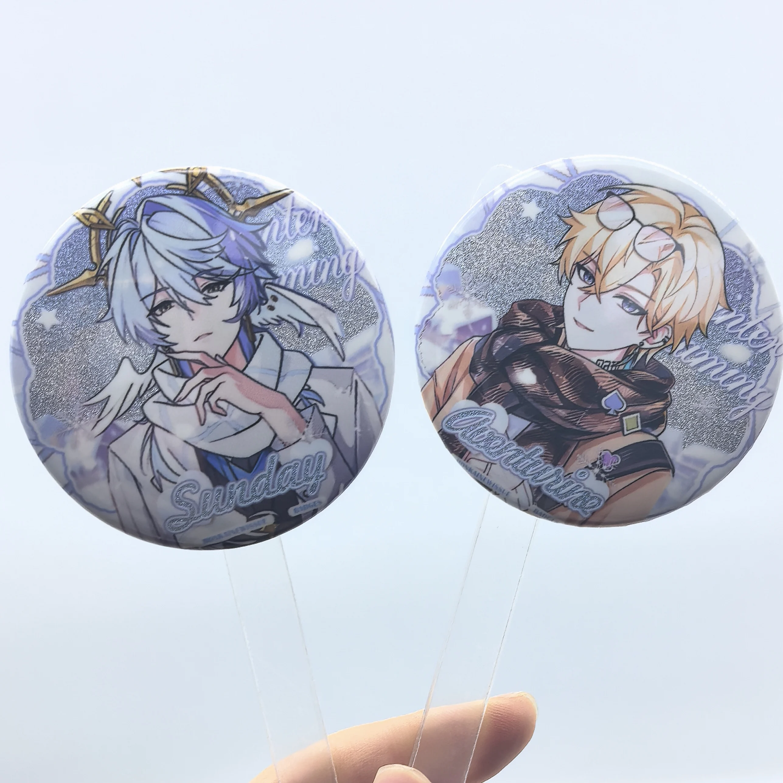 1PC Honkai: Star Rail Kafka Imbibitor lunae Aventurine Winter Series Brooches For Clothes Cosplay Accessories Gifts Fans Collect