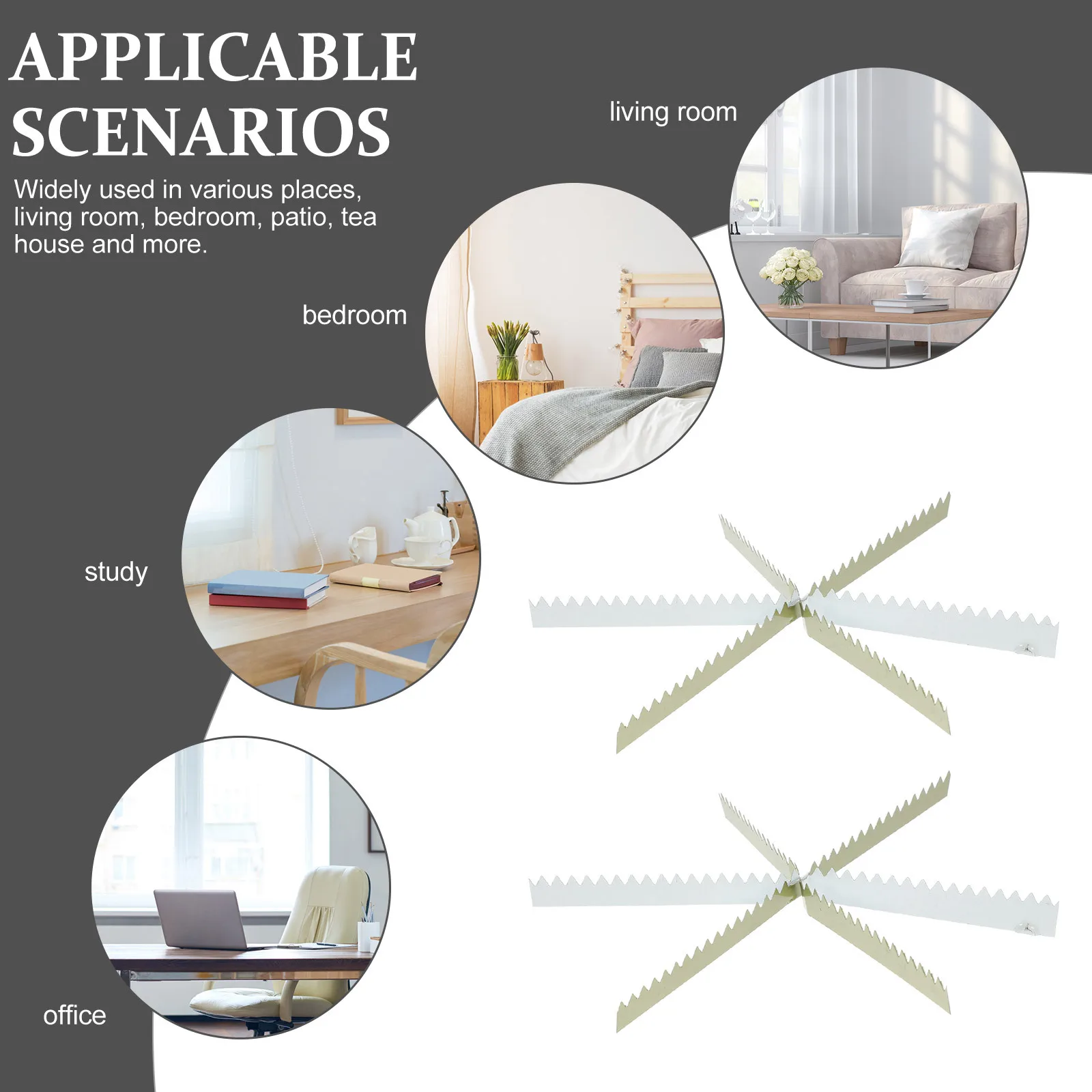 

10pcs Holder Stainless Steel Metal Burner Fireproof Home Stand Bedroom Desktop Mosquito Rack Household Incense Rack Coil Incense