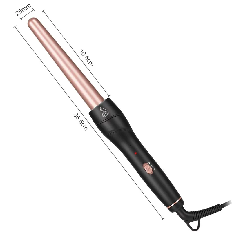 5‑in‑1 Electric Ceramic Hair Curler Set, Portable Interchangeable Curling Wand with PTC Heating & LED Temperature Display