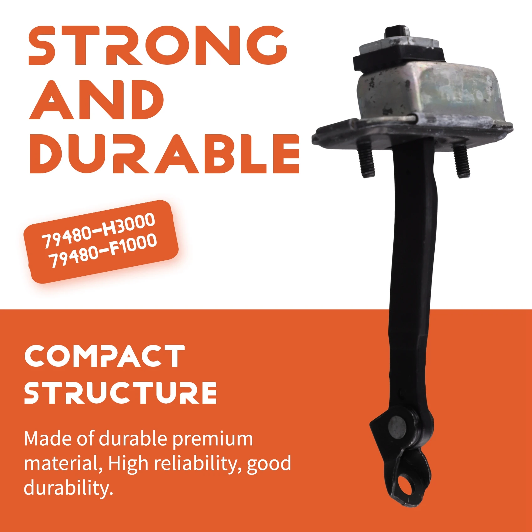 

A90Q-Metal Door Hinge Stop Check Strap Limiter For Kia Sportage 2018- 2021 79480D9000 79480-D9000 Rear Left